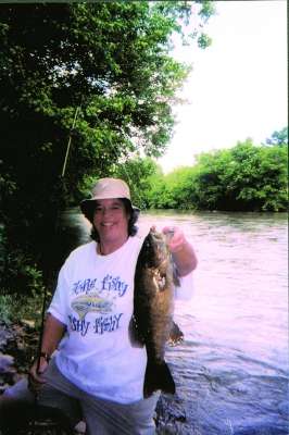 	<strong>Janet B. Hester</strong>
<p>
	6 pounds</p>
<p>
	Holston River, Va</p>
<p>
	3/8 ounce Buck-jig ( Orange Blossom Special)</p>
