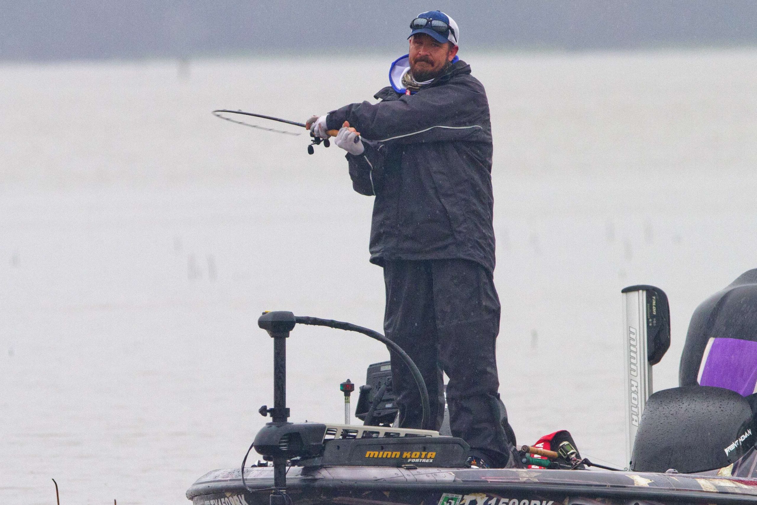 One thing that helped Homan come through his ordeal- his love of fishing. 