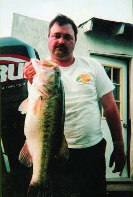 	<strong>Steven W. Mills</strong>
<p>
	14.4 pounds</p>
<p>
	Lake Ray Roberts, Tx.</p>
<p>
	1/2 ounce jig (black/black and blue crawl worm)</p>
