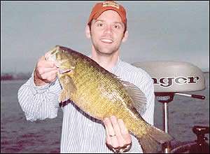 
	<strong>L. Todd Scott</strong>
<p>
	6 pounds, 12 ounces<br />
	4/30/2004; 8:00 a.m.<br />
	Lake Erie, OH<br />
	<b>Lure</b>: 3Â½-inch Gander Mountain Guide Series Pitchin' Tube (watermelon/red flake)<br />
	<b>Depth</b>: 15 feet, rock</p>
