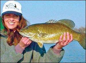 
	<strong>Marcia Young</strong>
<p>
	6 pounds, 3 ounces<br />
	5/7/2005; 3 p.m.<br />
	Lake Erie, Pa.<br />
	<b>Lure</b>: Rapala Husky Jerk (baby bass)<br />
	<b>Depth</b>: 14 feet, sandy/rock bottom</p>
