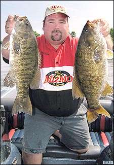 
	<strong>Craig Butler</strong>
<p>
	6 pounds, 7 ounces<br />
	6/26/2005; 9:00 a.m.<br />
	Lake Swimcoe, Canada<br />
	<b>Lure</b>: Mizmo tube (brown with black, red flecks<br />
	<b>Depth</b>: 8 feet, rocky shoal</p>
