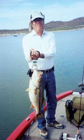 <strong>Bill Preece</strong>
<p>
	11 punds, 12 ounces<br />
	Lake Oviachic, Mexico<br />
	<b>Lure:</b> 3/4-ounce Rat-L-Trap (chrome/blue back)</p>
