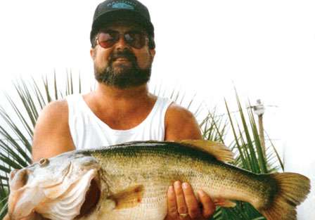 <strong>John Stepp</strong>
<p>
	12 pounds, 8 ounces<br />
	Private Pond, Fla.<br />
	<b>Lure:</b> 1/4-ounce Strike King spinnerbait<br />
	(white)</p>
