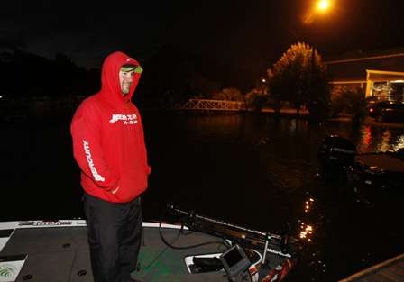 Leader Fred Roumbanis is one of the first to get his boat in.