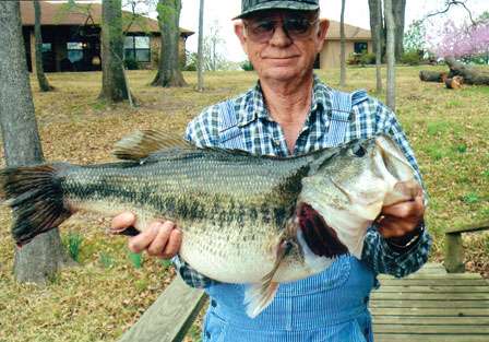 <strong>J.D. Chrietzberg</strong>
<p>
	12 pounds, 12 ounces<br />
	Bob Sandlin Lake, Texas<br />
	Lure: Zoom Lizard (watermelon)</p>
