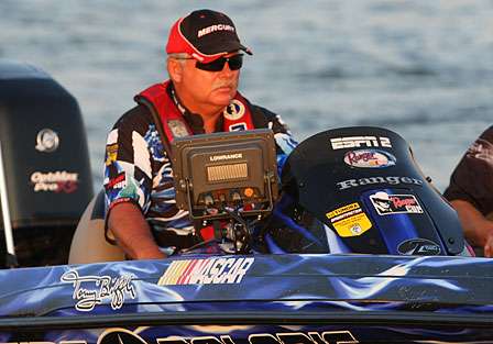 The legendary Tommy Biffle heads out onto Wheeler Lake. He goes into Day Three in 37th place. 