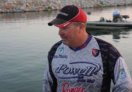 John Murray was at Ingall's Harbor early on the final day and looked confident prior to take off.