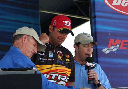 Kevin VanDam would unseat Terry Scroggins with a final day weight of 20 pounds even and a total of 78 pounds, 2 ounces.