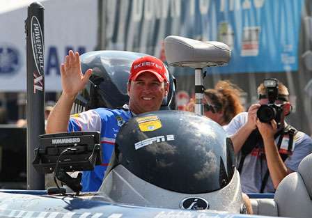Todd Faircloth finished fourth in the Southern Challenge and moved to the top of the Toyota Tundra Bassmaster Angler of the Year point standings. 