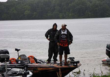 Jason Quinn said it was too late to put on the Frogg Toggs, they only made him feel wetter. The rain began to pour harder as the weigh-in wore on.