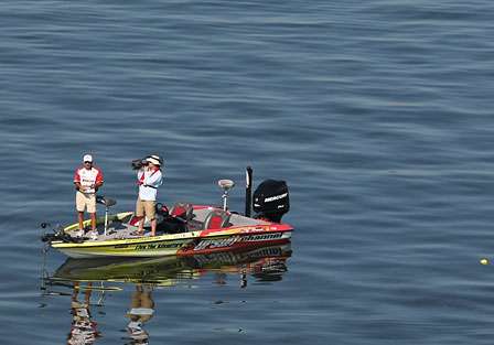 Paul Elias started the day 9 pounds, 3 ounces behind leader Kevin VanDam.
