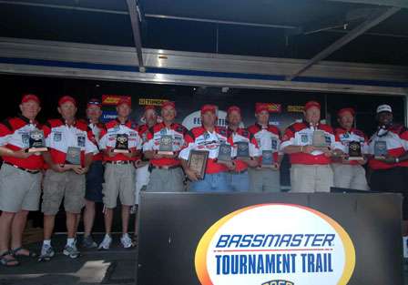 Finishing third in the team standings of the Central Divisional was the 12-man Texas squad.