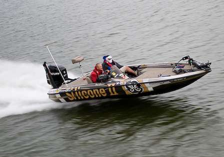Brent Chapman starts Day Four on Old Hickory Lake in 12th place with 33 pounds, 5 ounces.