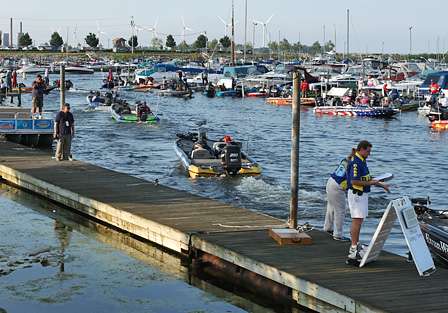 Go-time for Day One of the Empire Chase. The event is scheduled for four days of fishing, but many anglers feel there could be a cancellation of a day due to the boater safety issue created by high winds.