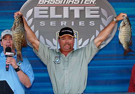 Shawn Maynor (Co-angler, Second, 24-10)