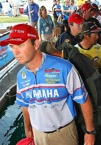 Todd Faircloth stood only a few spots in front of Kevin VanDam at the weigh-in on Day 3 of the Empire Chase. Of his Toyota Tundra Bassmaster Angler of the Year hopes, Faircloth says, 