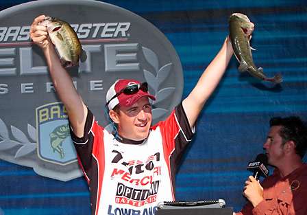 Indianapolis, Ind., native Jacob Wheeler finished in 20th place in 15-18 year-old age group after bringing home 10 pounds, 8 ounces of bass from Lake Onondaga.