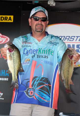 Pro Paul Ferguson was able to pound out 14 pounds, 1 ounce, placing him in 10th place on the day.
