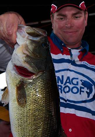 Chris Ludwig was able to coax 49 pounds, 12 ounces of fish from Lake Guntersville and ended in 14th place.