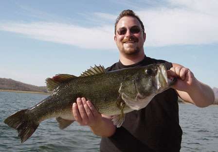 <strong>Paul Mehlmann</strong>
<p>
	11 pounds, 4 ounces<br />
	Lake El Salto, Mexico<br />
	<b>Lure:</b> 7-inch Lunker city Fin-S Fish (pearl)</p>
