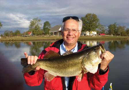 <strong>Nick Moustoukas</strong>
<p>
	12 pounds, 1 ounce<br />
	Private Lake, Miss.<br />
	<b>Lure:</b> Lucky Craft (bull bream)</p>
