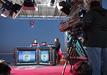 ESPN Radio's Mike and Mike in the Morning were broadcasting live from the biggest event in BASS, the Bassmaster Classic.