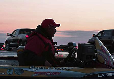 Bassmaster Elite pro Boyd Duckett leads going into Day Two by a full pound. 