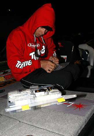 Michael Iaconelli (15th, 15-5) said he'd almost rather be in fifth after Saturday than first â¦ almost.
