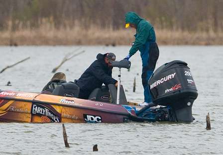 Wirth started Day Two of the 2009 Bassmaster Classic in 17th place with 15 pounds, 3 ounces.