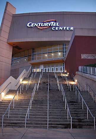 The CenturyTel Center goes quiet shortly after the weigh in. What took people hours of standing in line to get in, took only minutes to get out.