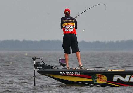 VanDam was fishing the style he likes best: fast and furious. 