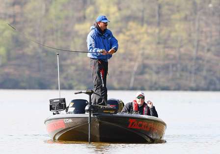 Jared Lintner started the day in 58th place with 10 pounds, 12 ounces.