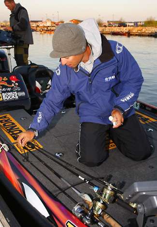Angler Mike Iaconelli (fifth, 29-13) is fishing for his second top-10 finish in three Elite Series events this season.
