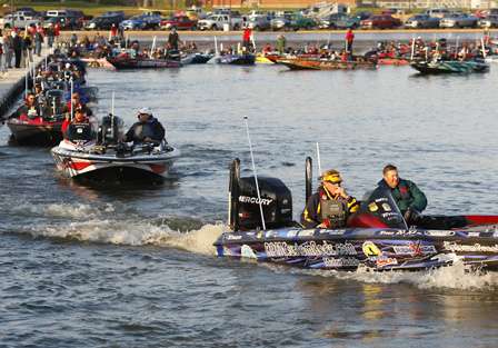 Rick Morris, tied for seventh, launched on Day Three with a chance at one of his best-ever BASS tournament finishes.