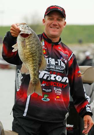 Brent Chapman caught the biggest bass on the final day, a smallmouth weighing 6 pounds, 7 ounces.