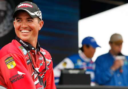 Casey Ashley could not believe he was still the leader with only Tommy Biffle left to weigh his fish. Ashley started the morning in 15th place and charged to 2nd place on Sunday with a total weight of 46 pounds, 4 ounces.
