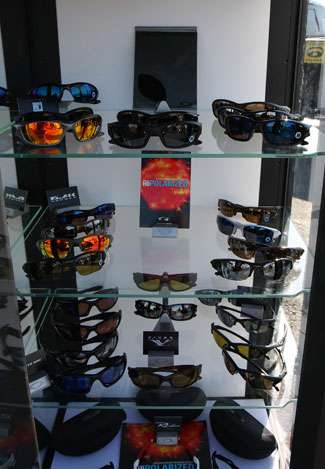The presenting sponsor, Oakley, had on display a wide range of sunglass frames featuring their HD Polarized technology.