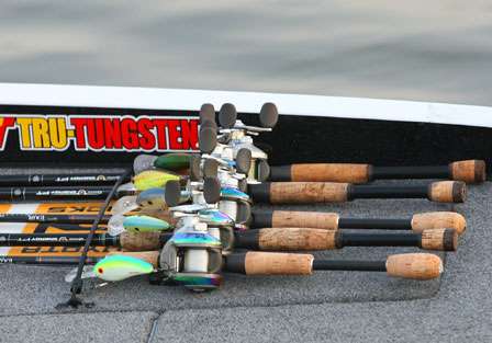 Crankbaits were a popular item during the SpongeTech Tennessee Triumph on the ledges of Kentucky Lake.