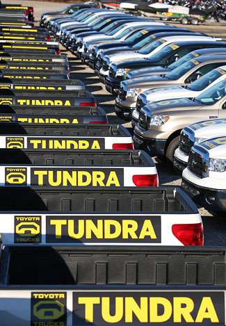 This line of Toyota Tundra trucks, an official sponsor of BASS, will be used as the official tow vehicles of the 2008 Bassmaster Classic. 