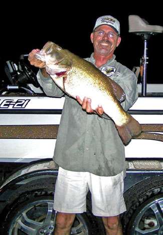 <strong>David Maildin</strong>
<p>
	12 pounds 5 ounces<br />
	Sam Rayburn Reservoir, Texas<br />
	10-inch Zoom Ole Monster</p>
