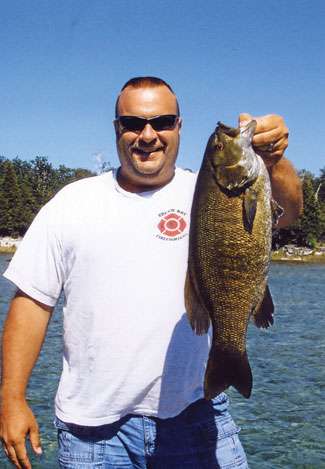 <strong>Bill Margis</strong>
<p>
	6 pounds 4 ounces<br />
	Lake Michigan, Wis.<br />
	homemade jig and trailer (green and brown)</p>

