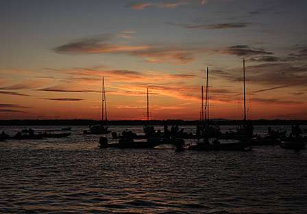 Anglers were still trickling into the Plattsburgh Boat Basin long after the official start of Day One.