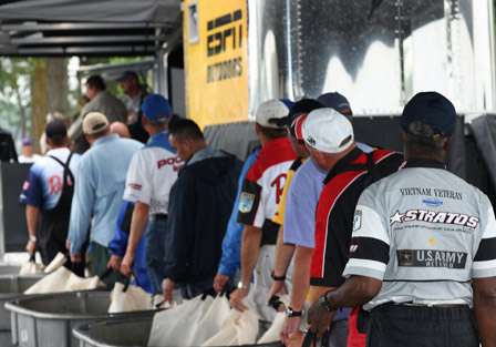 70 year old Vietnam Veteran (U.S. Army Retired) Jeorge Bryant was the last angler to weigh in on Day Two.
