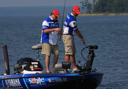 Elite Series pro Todd Faircloth came into the day in third place, slowly chipping away at the sizable lead Johnston placed on the field on Day Two.