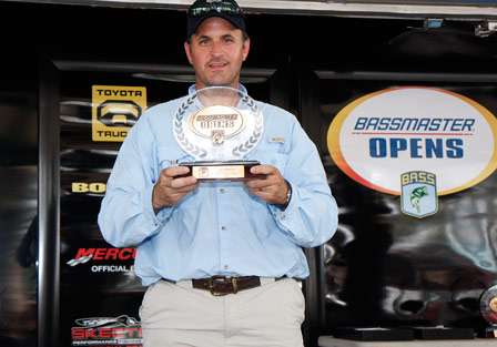 William Lofton was the champion on the co-angler side of the second Central Open.
