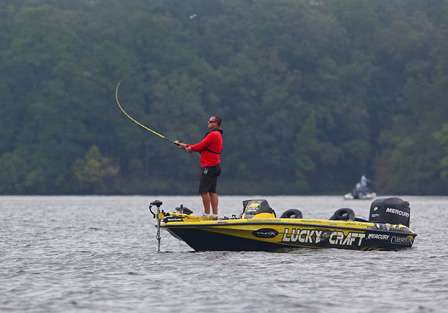 Skeet Reese begins the Berkley Power Bait Trophy Chase on Lake Jordan only one point behind Kevin VanDam in the Toyota Tundra Bassmaster Angler of the Year standings. 