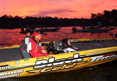 Gary Klein said he thinks it's going to be a tough two days of fishing on Lake Jordan.
