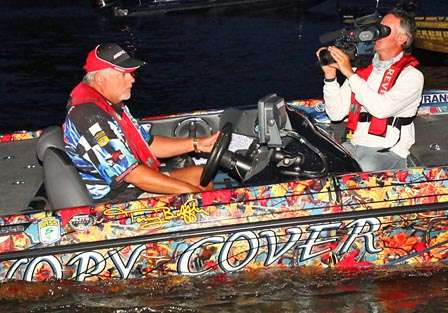 Tommy Biffle was the only angler to catch 15 pounds on Saturday.