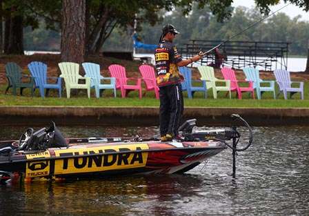 More shallow work for Mike Iaconelli.